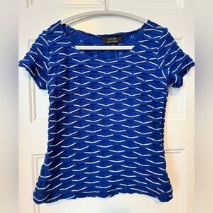 NWT A.U.W. As You Wish Top Size Small Blue